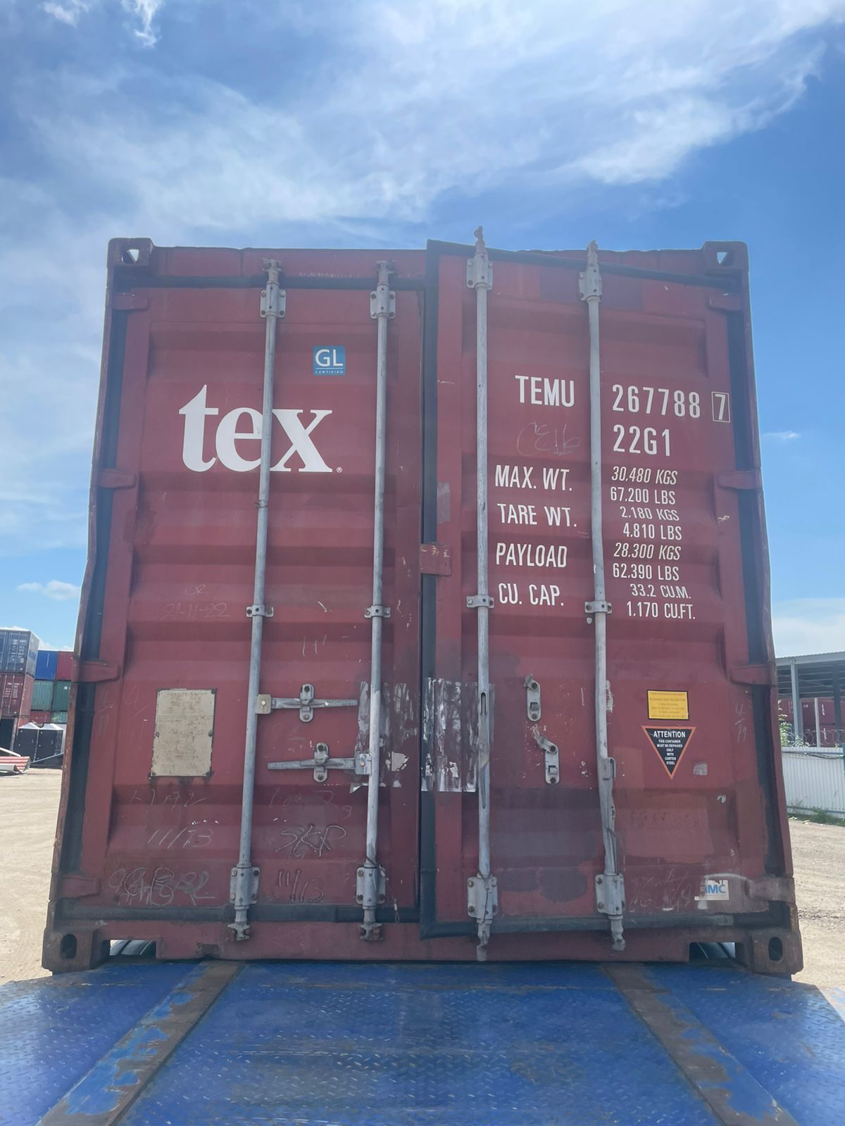 Морской контейнер TEMU2677887